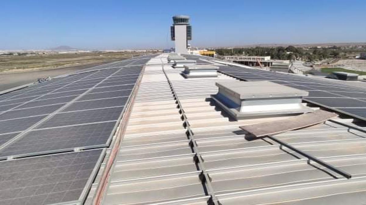 Airport solar rooftop