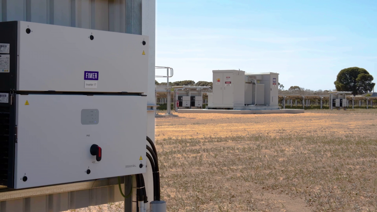FIMER's PVS-175 Inverters and MVCS installed at the Bowmans Project in South Australia