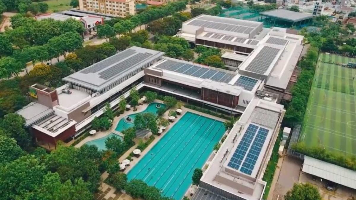 Largest sports club in Ho Chi Minh City powered by FIMER's PVS-100 inverters.