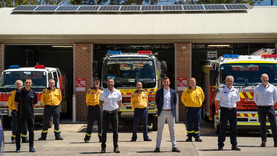 Sure Solar, FIMER, SOLARWATT at RFS base in Sussex Inlet